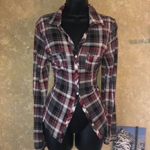 Ultra Flirt Plaid Long sleeve